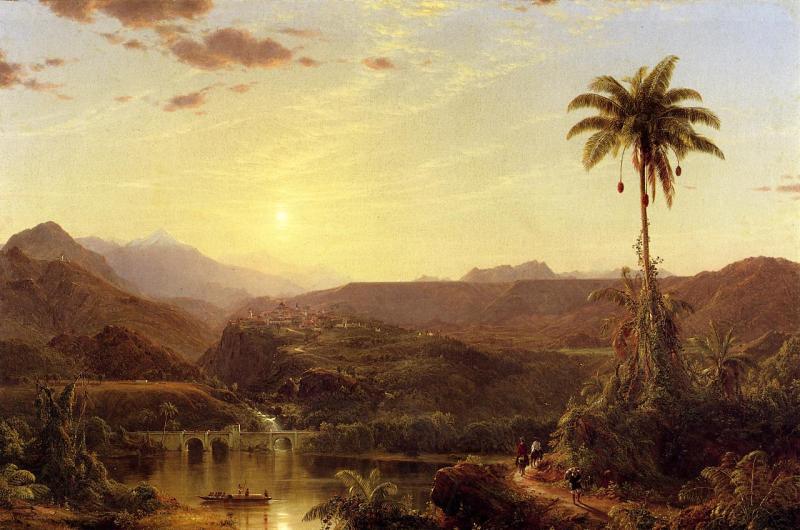 Frederic Edwin Church The Cordilleras Sunrise Germany oil painting art